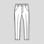 gray pants image